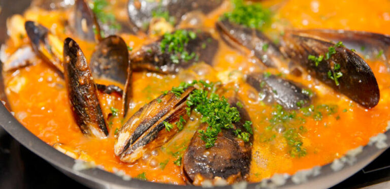 Recetas Mejillones en salsa